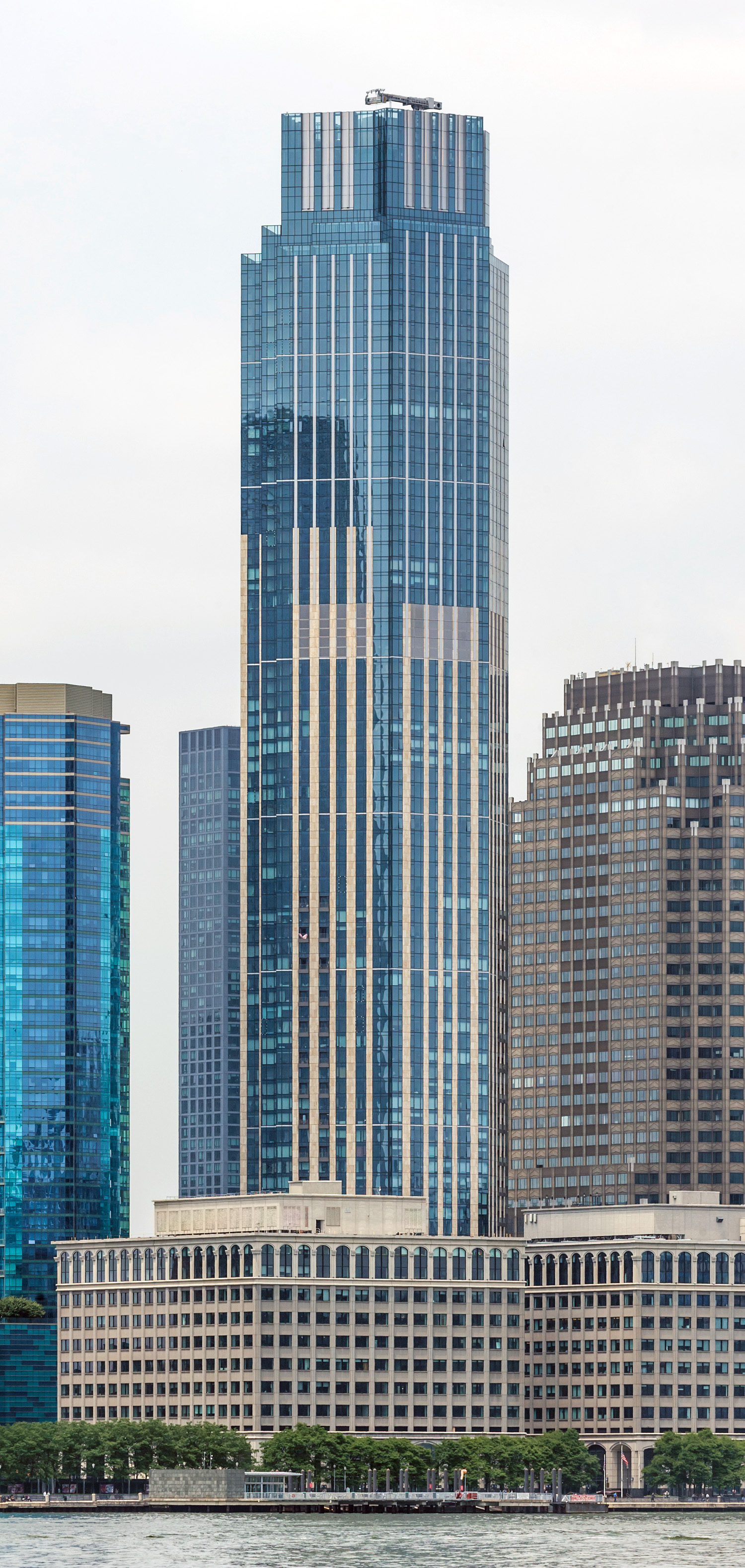 99 Hudson Street, Jersey City - View from City Pier A. © Mathias Beinling